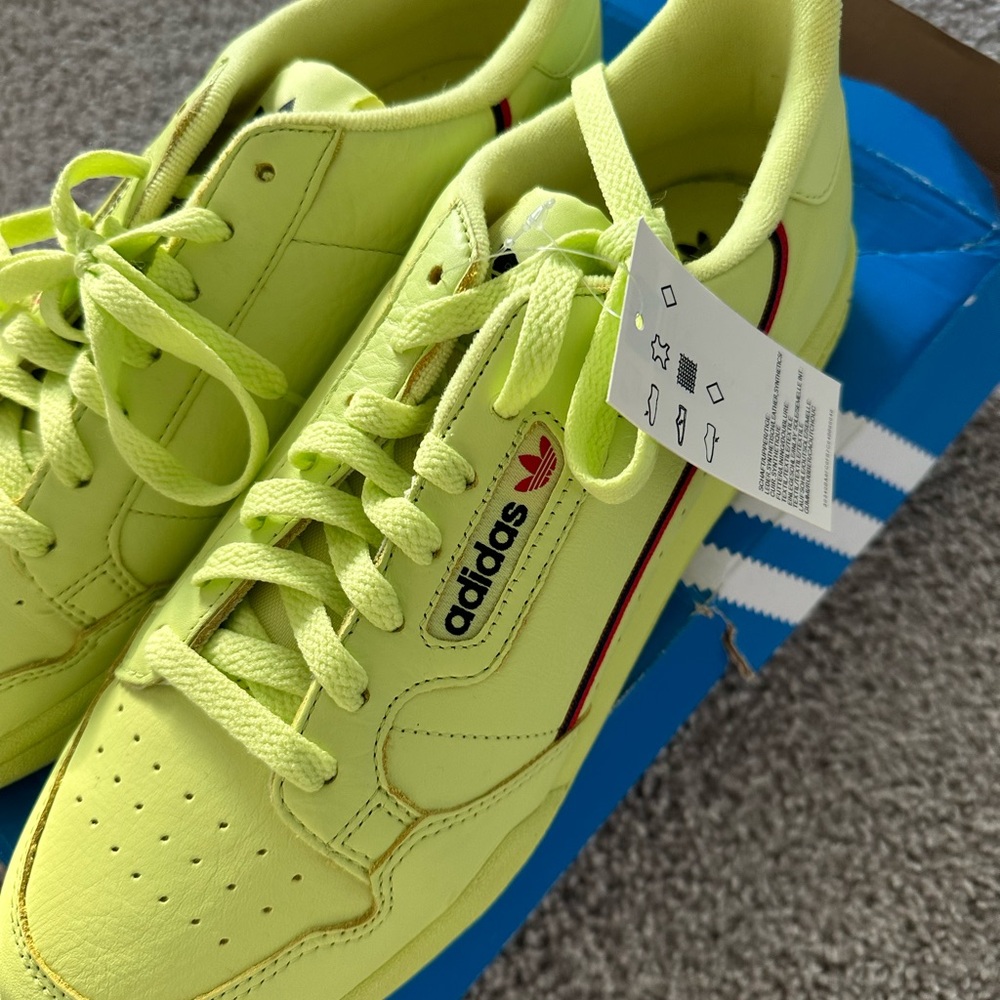 Adidas Continental Lime Green Sneakers